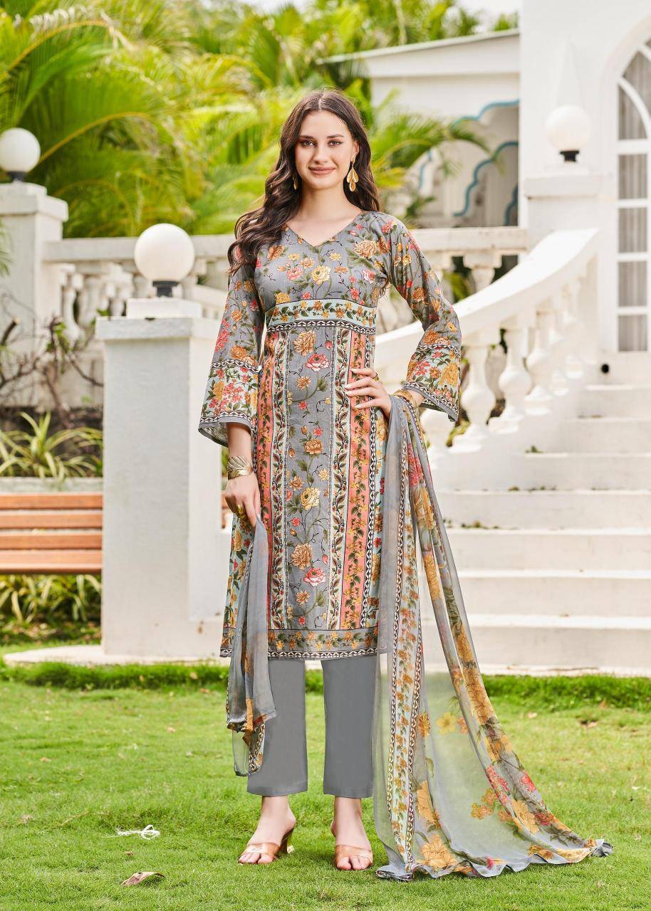 Alok suit ocean Wholesale dress material suppliers